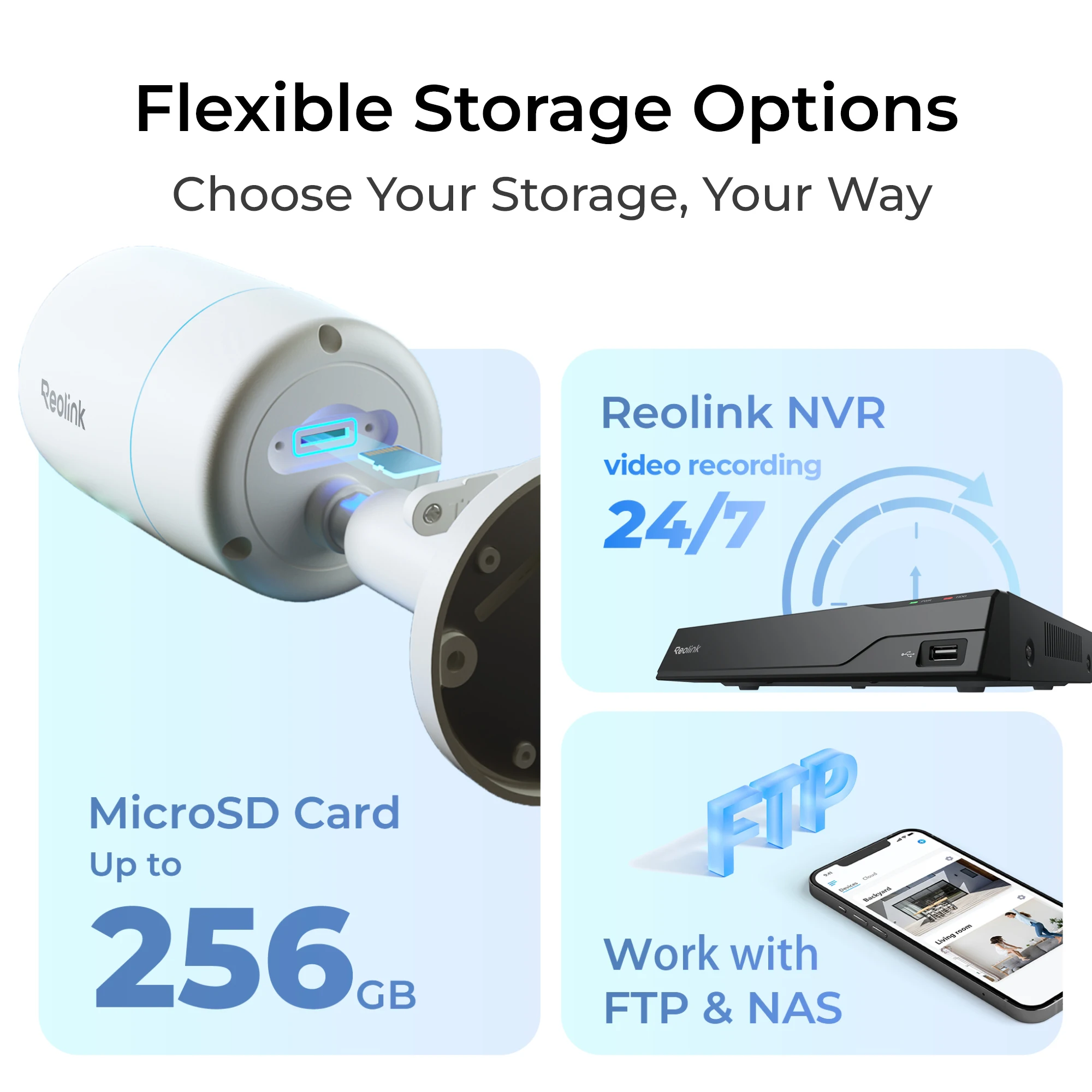 Reolink ColorX 4K PoE Outdoor Security Camera with True Color Night Vision HDR Tech 8MP Smart AI Detection 2-Way Audio IP Camera