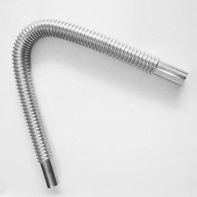 60CM Stainless Steel Parking Air Diesel Exhaust Pipe Heater Tube Replacement Silver Accessory Practical Useful