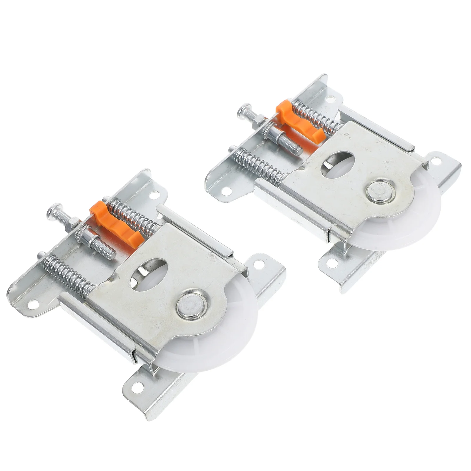 

2Pcs Silver Mirror Door Roller Assembly Ball Bearing Wheel Sliding Closet Door Roller Replacement Hardware for Wardrobe