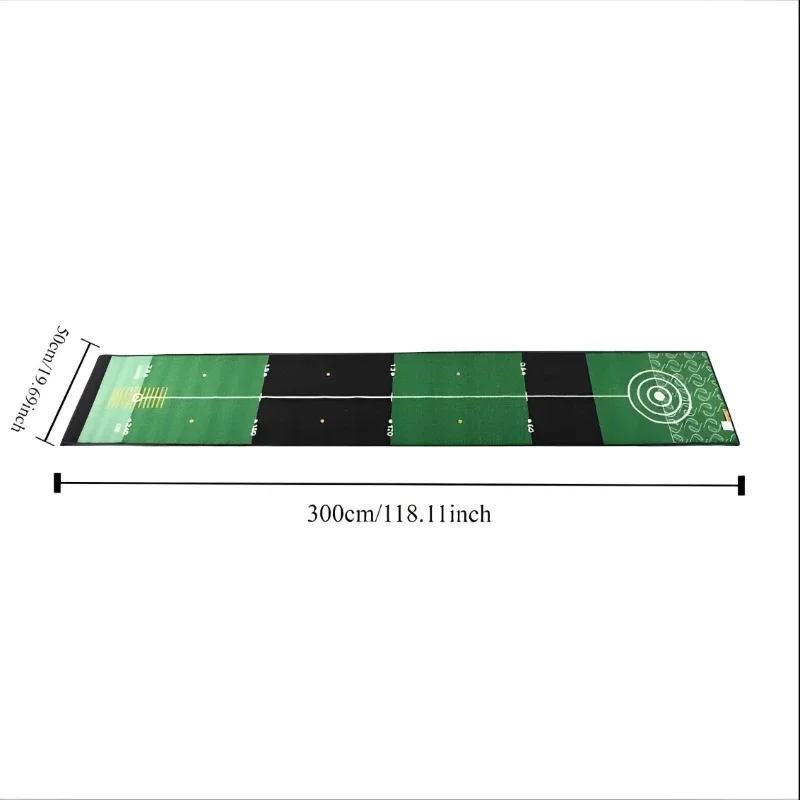 Golf Carpet Putting Mat Indoor Outdoor Training Putting Practice Golf Green Fairway Pad Washable Anti-Slip 50X300cm JH1041