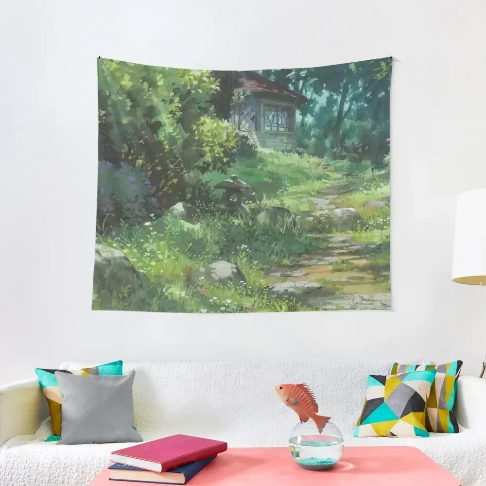 Anime Magical Forest Scenery Tapestry Custom Room Aesthetic Room Decor For Girls On The Wall Tapestry