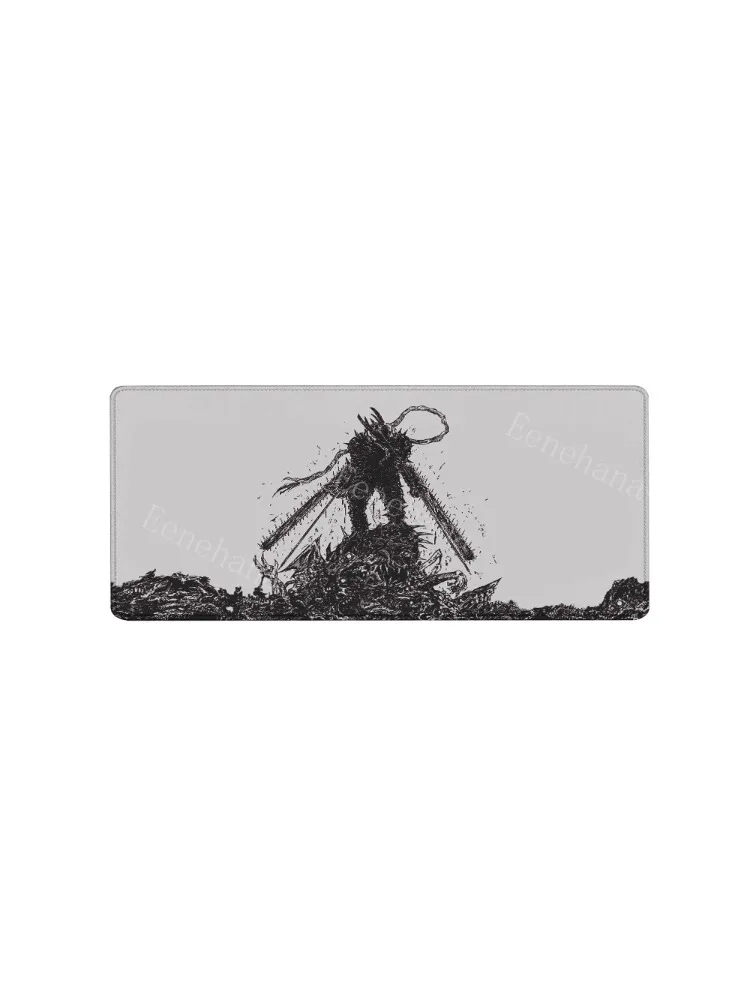 Podkładka pod mysz Anime Chainsaw Man Girls Makima Reze Yoru, podkładka pod laptopa dla graczy, antypoślizgowa, 900x400mm, akcesoria biurowe, mata na biurko pod klawiaturę — zdjęcie produktu 7