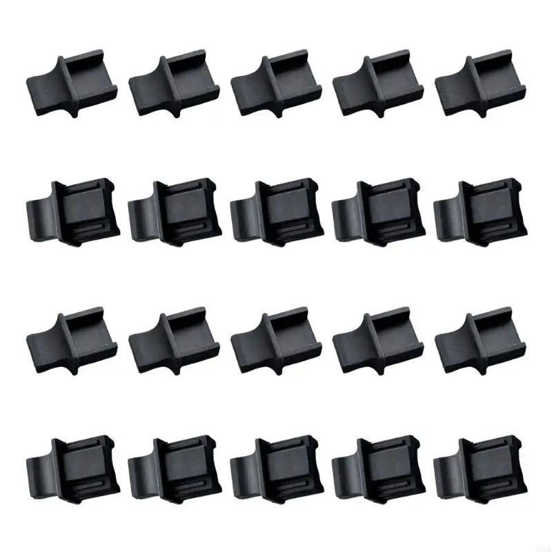 462E Silicone RJ45 Connectors Dust Cap Long Handle Design For LAN Networking Port Against Dust And Debris