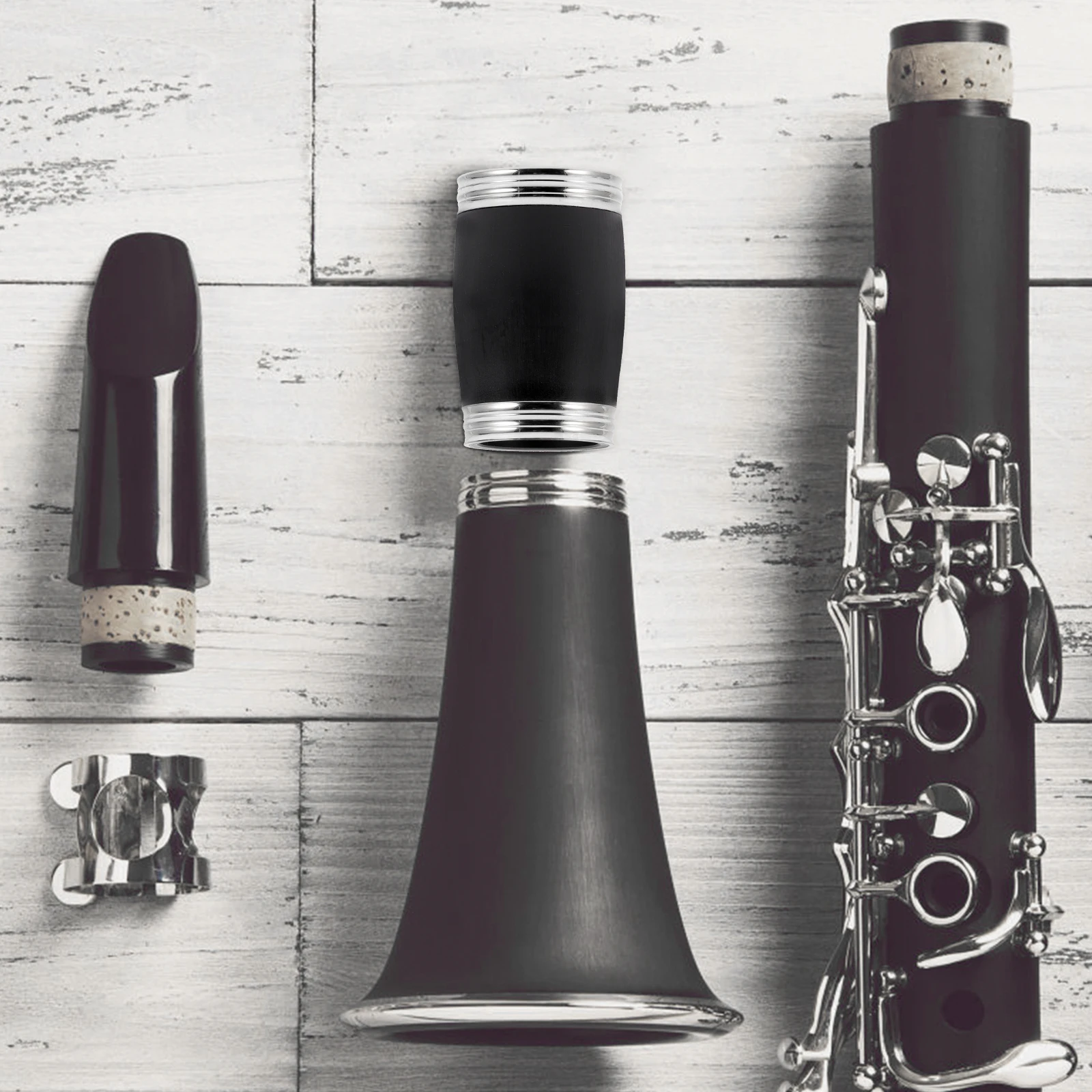 

Clarinet Tuning Tube Durable Smooth Finish Bright Color Lightweight Compact Design Replacement For B Flat Clarinet Wind