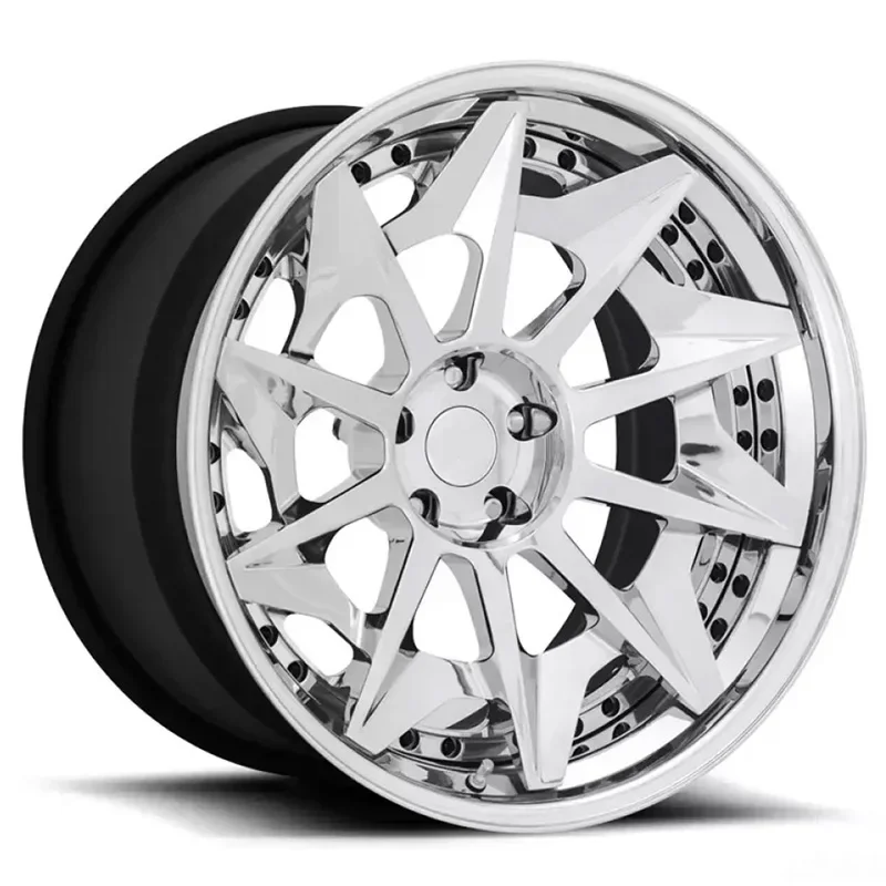 عجلات سيارة الركاب 3 قطع 18 19 20 21 22 23 24 بوصة 5x130 عجلات سيارة مصنوعة من سبائك الألومنيوم المصقول باللون الرمادي لسيارة كايين