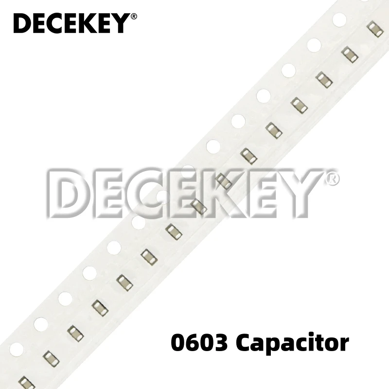 100pcs 0603 SMD Chip Multilayer Ceramic Capacitor 0.5pF - 22uF 10pF 22pF 100pF 1nF 10nF 15nF 100nF 0.1uF 1uF 2.2uF 4.7uF 10uF