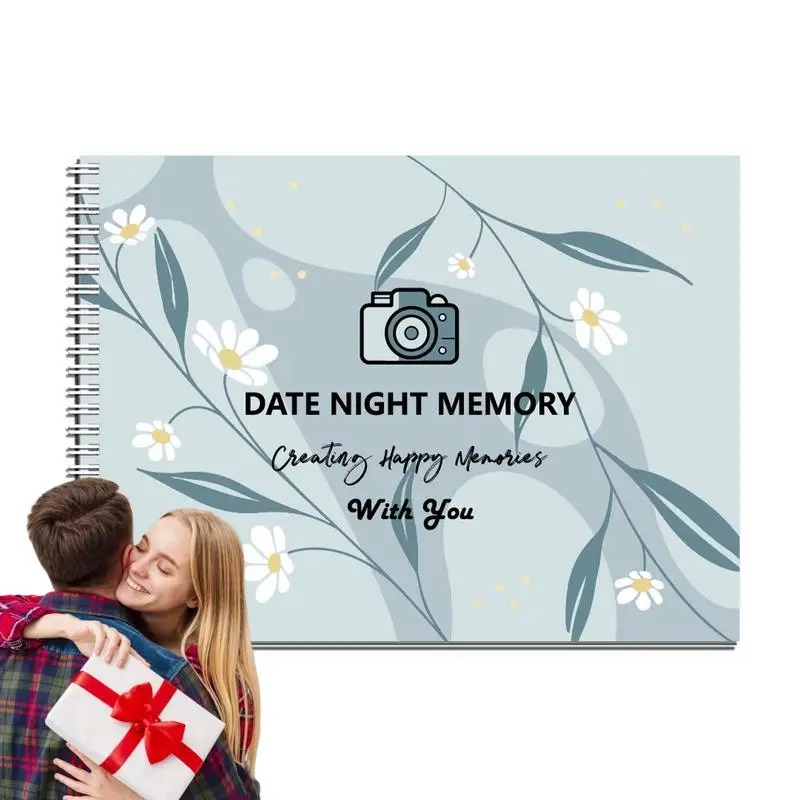 Date Night Souvenir Journal Romantic Newlywed Scratch Off Date Night Games For Valentine's Day Birthday Christmas Romantic gifts