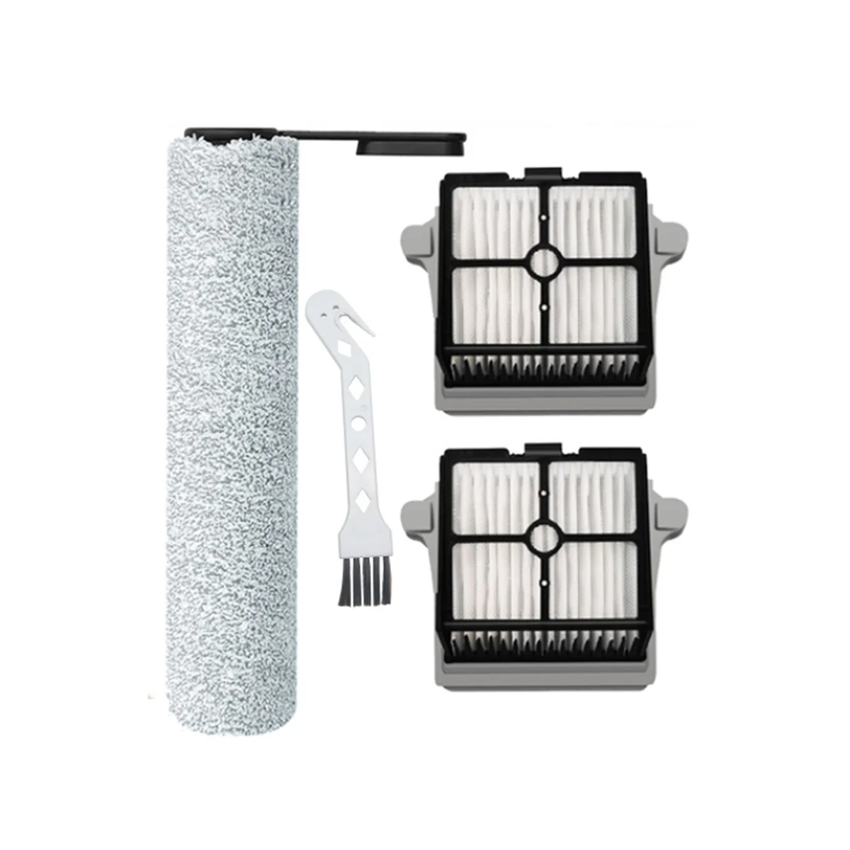 4 szt. Szczotka rolkowa filtr HEPA na jedną podłogę S7/S7 PRO pralka odkurzacz podłogowy