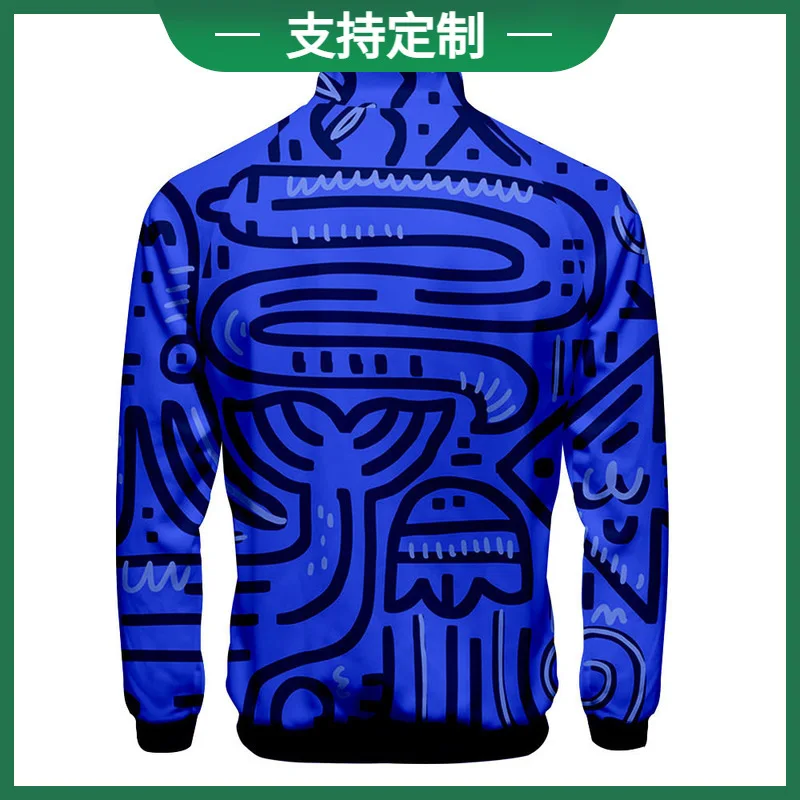 شعبية الحيوانات البحرية الدلفين ثلاثية الأبعاد طباعة سستة راجلان سترة سترة واقية بنين/بنات مريحة الوقوف طوق جاكيتات معاطف #2