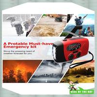 24-Hour Delivery 6X Led Flashlights Hand Crank Dynamo Powered AM/FM/NOAA Radio Emergency Rescue LED Flashlight Emergency Power S