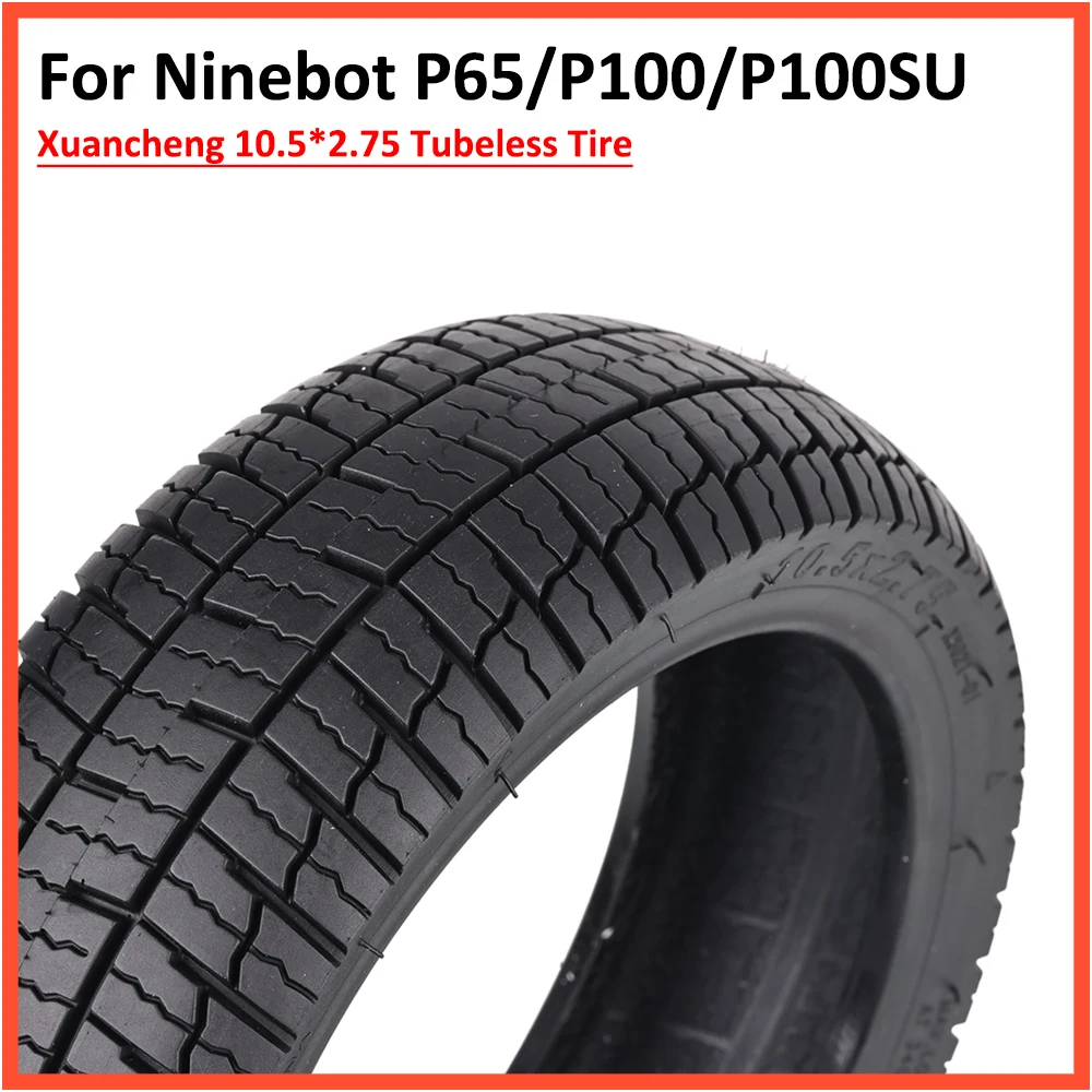 10.5X2.75 Tubeless Tire For Segway Ninebot P65 P100 P100S P100SU Electric Scooter Vacuum Wheel Tyre Replacement Parts