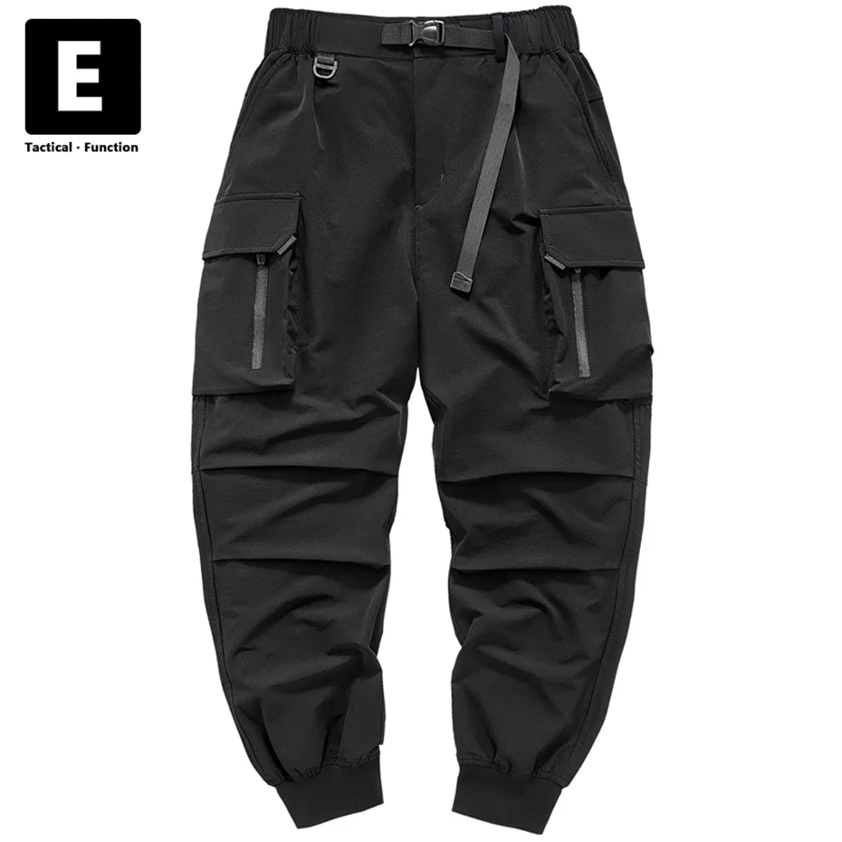 

Mens Techwear Cargo Pants Men Joggers Sweatpants Summer Stretch Pants Streetwear Fashion Paratrooper Trousers Male