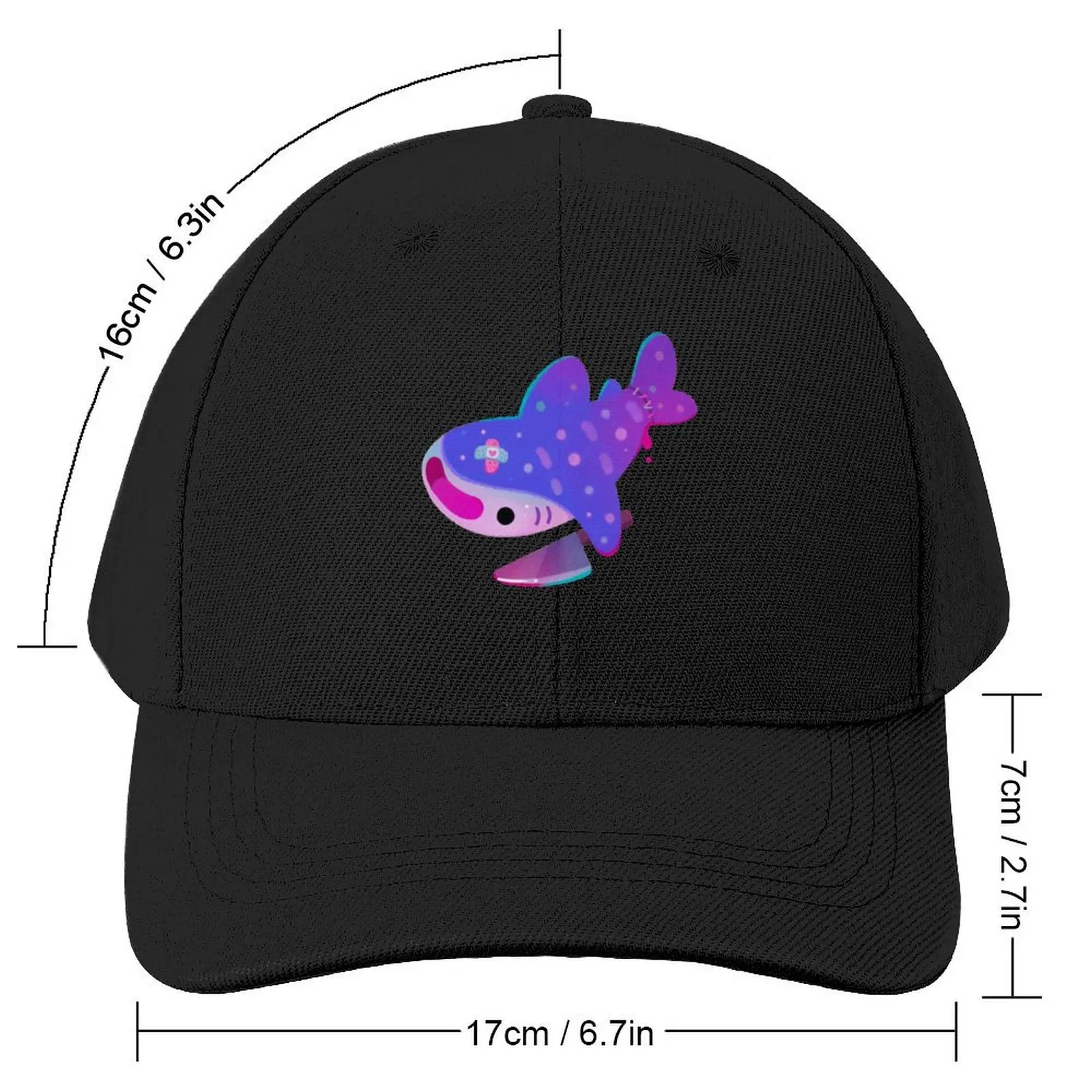 Stabby whaleshark/squid Baseball Cap Beach Golf Wear New In The Hat Anime Hat Elegant Women's Hats Men's