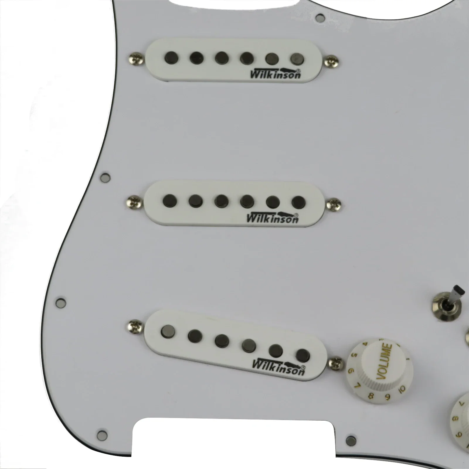 

Guitar Pickups 7-Way type fully loaded Prewired Pickguard Wilkinson SSS Ainico 5 Single coil Pickups Set For ST Guitar