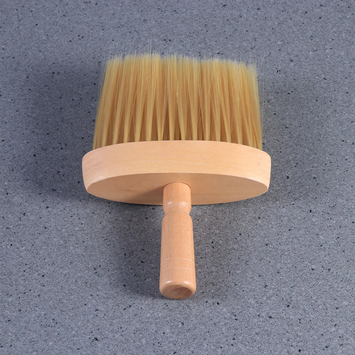 فرشاة بشعيرات الخنزير ناعمة الملمس لإزالة الشعر بسرعة عرض موقف أداة صالون متينة لتصفيف الشعر والرقبة المنفضة