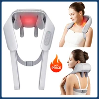 Mini arcilla relajante portátil, chal calefactable inteligente para amasar, masaje de acupresión multifunción para trapezius y cuello, superventas