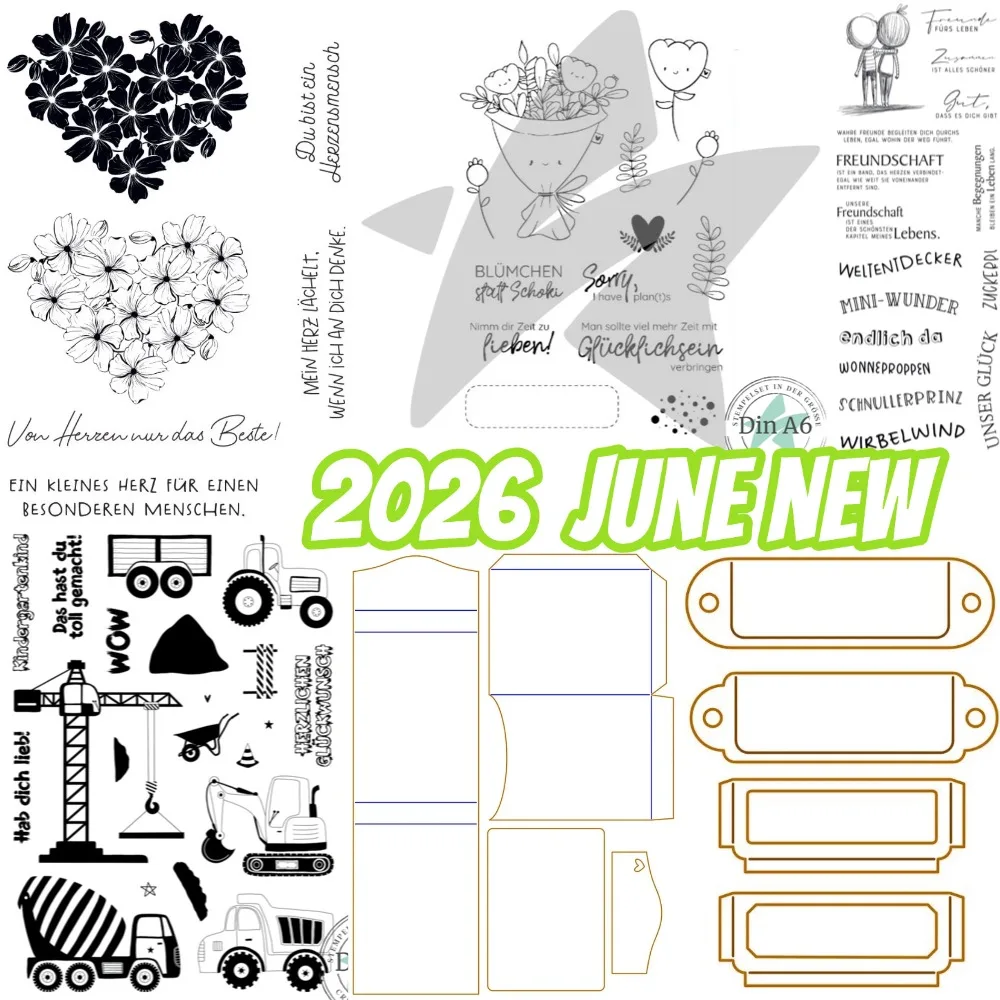 2026 Kleiner Bogen Stamps Metal Cutting Dies Scrapbook Diary Decoration Stencil Embossing Template DIY Greeting Card Handmade