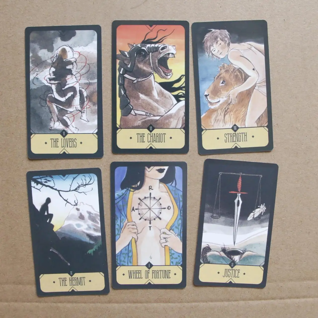 10.3*6cm The Sasuraibito Tarot