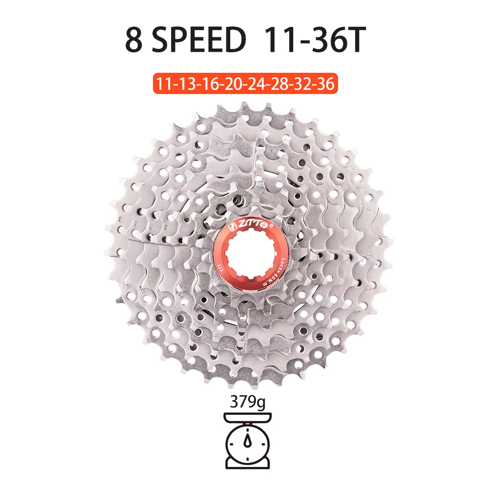 ZTTO 8 スピードロードバイク MTB カセット 11-25 11-28 11-36 11-46T