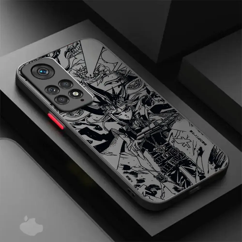 Yu-Gi-Oh! Anime Phone Case For Xiaomi Redmi Note 13 12 11 10 10C 10X 9 9A 9T 9C 8 7 Pro Plus 5G Matte Transparent Cover