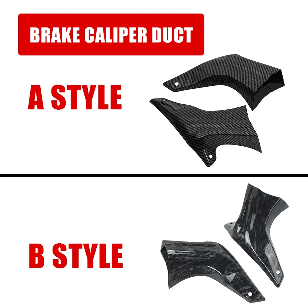 Motorcycle Brake Caliper Air Cooling Ducts For Yamaha YZF-R1 R1M YZF-R6 For BMW S1000R For SUZUKI GSX-R 600 750 ZX6R Accessories