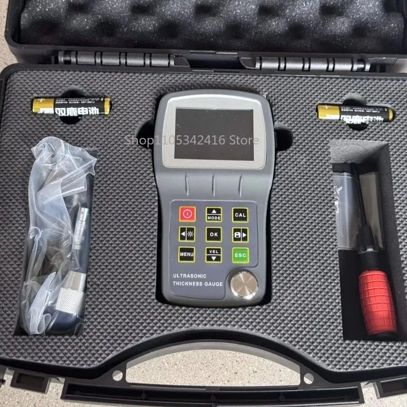 High Precision Ultrasonic Thickness Gauge for Metal Pipe Plastic Measuring Instrument Professional Industrial Testing Tools