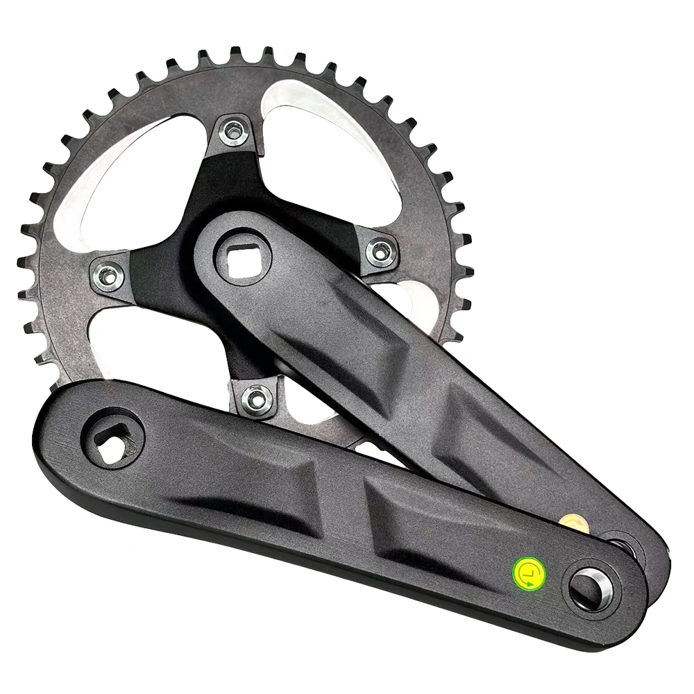 104 BCD MTB Kind Kinder Mountainbike Kurbelgarnitur Single Speed Kurbelgarnitur 127 140 152 160 165 175 mm Vierkantkegel 40/42T Kettenblatt – Detail 10