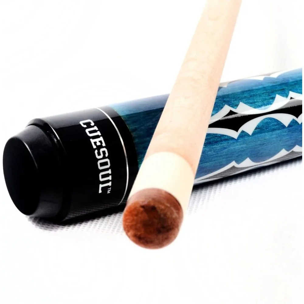 Bâtons de queue de billard de Bar de maison de haute qualité, deux bâtons de queue + 2x2 étui rigide pour queue de billard