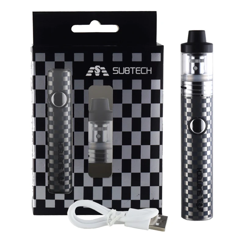 Stylo vapoteur électronique S22 60W, kit de dosettes, contrôle de débit d'air, batterie 1800mAh, 2ml, atomiseur précieux E Laguna ette, vaporisateur de vapeur de fumée