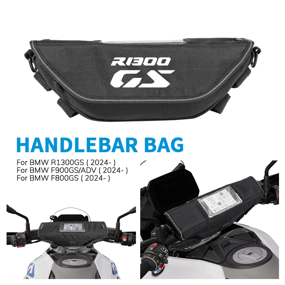 

For BMW R1300GS R 1300 GS F900GS F 900 GS F 800 GS 2024- Motorcycle Waterproof Bag Storage Handlebar bag Travel Tool Bag