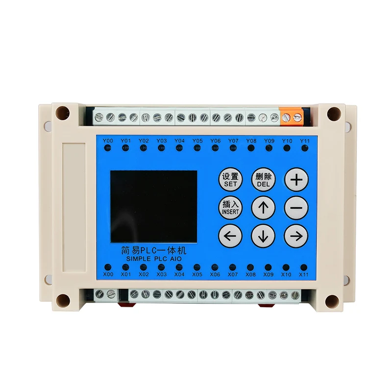 

Programmable PLC 8 Input 8 Output Relay Output with RS485 Communication 2 Channel Analog Inputs & Outputs 0-20mA 0-10V for HMI