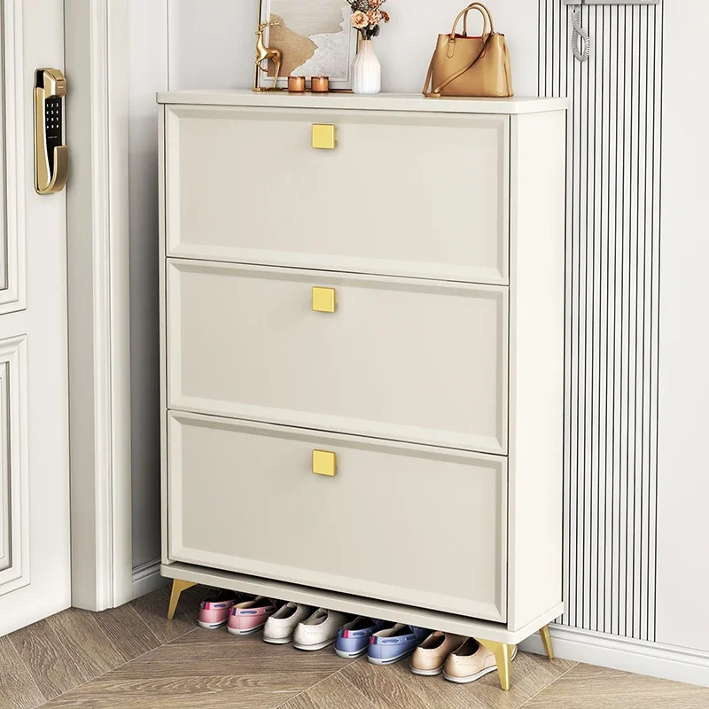 

Entrance Storage Shoe Cabinet Simplify Dorm Tipping Modern Shoe Cabinet White Space Saving Organizador De Zapatos Furniture