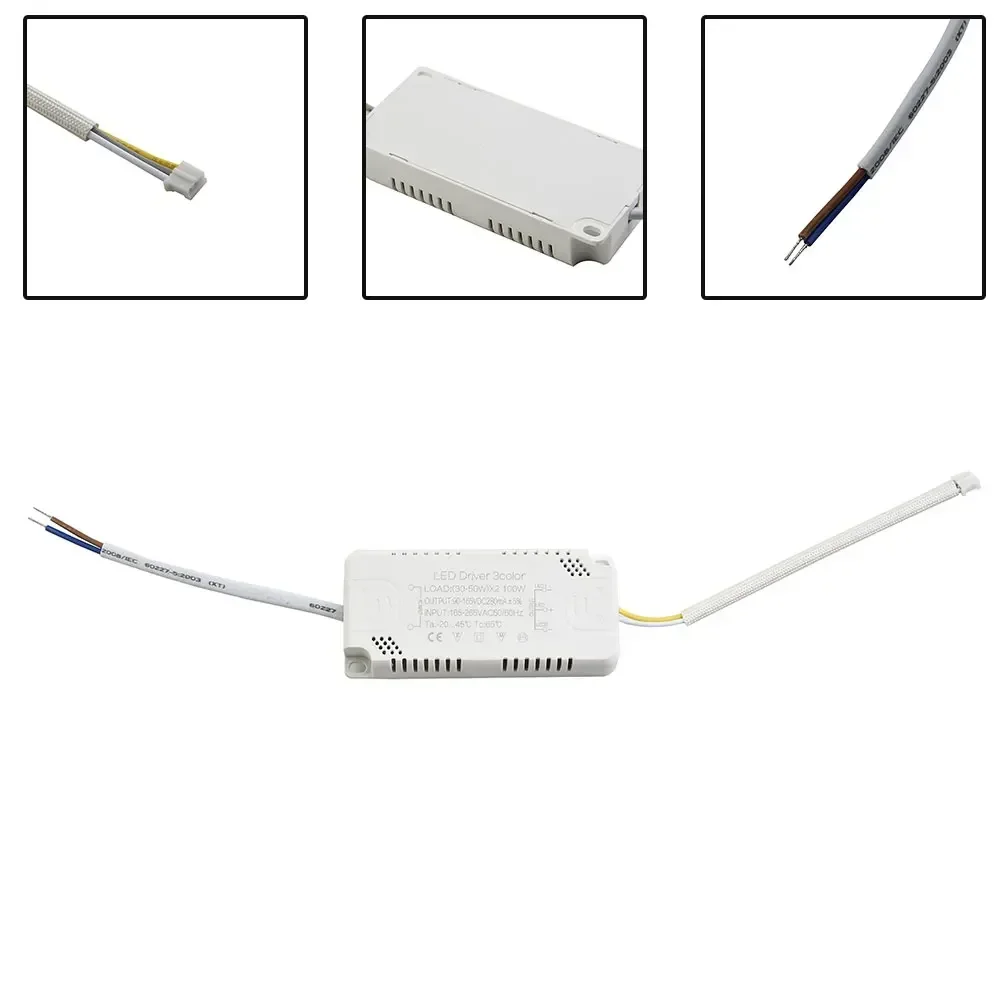 Imagem -06 - Adaptador de Driver de Led de Cores 824w 2040w 3050w 4060w 5070w para Iluminação Led Substituição de Driver de Transformador Não Isolante