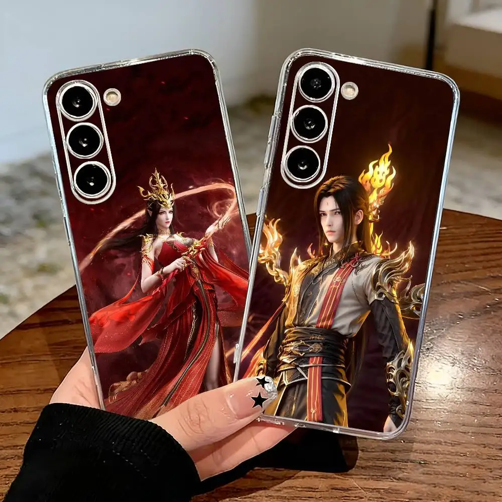 Battle Through-H The Heavens  Phone Case For Samsung S25,S24,S21,S22,S23,S30,Ultra,S20,Plus,Fe,Lite Transparent Cover