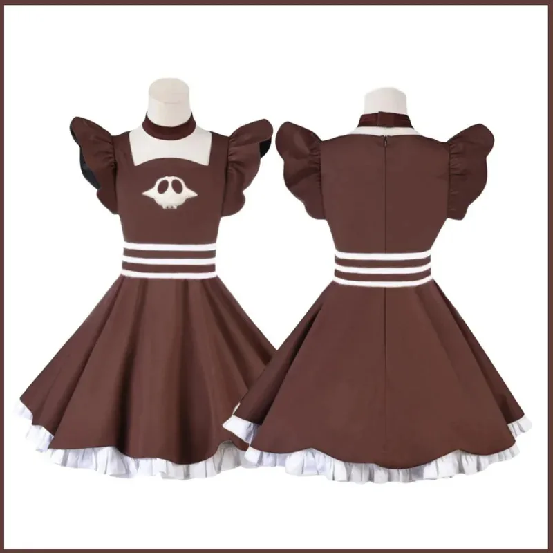 2025 aaa أنيمي المرحاض ملزمة Hanako-Kun Yashiro Nene تأثيري حلي براون بلا أكمام فستان الأميرة شعر مستعار امرأة لطيف كرنفال Chri