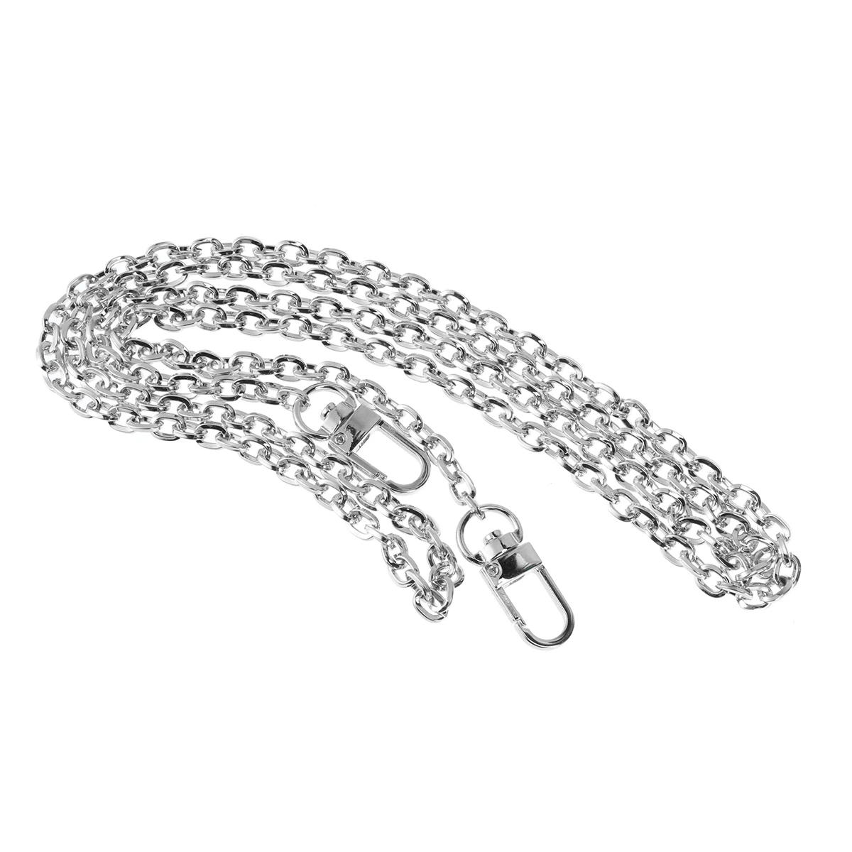 

Silver Bag Purse Replacement Strap Metal Chian Wallet Tote Shoulder Bag Chain Accessory Versatile Removable