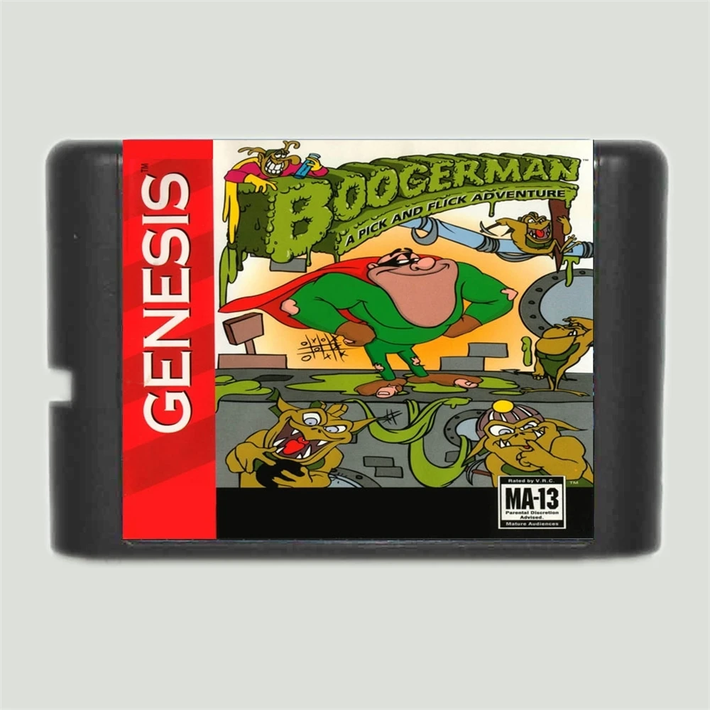 Boogerman Region Free 16Bit MD Game Card For Sega Mega Drive For Genesis