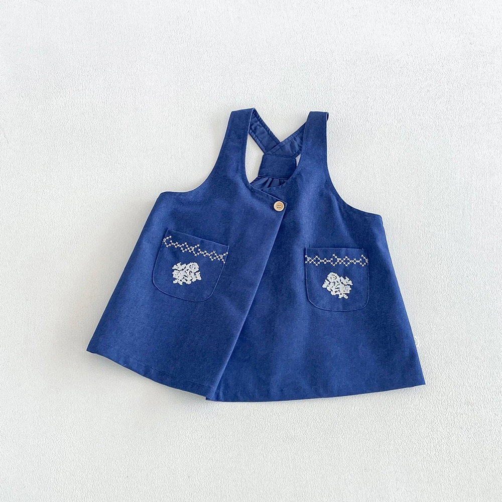 MILANCEL Kinderkleid Herbst 1-6T Süßes Blumenkleid für Mädchen Lose Kinderkleidung Koreanische Version Mädchen Prinzessinnenkleid – Detail 17