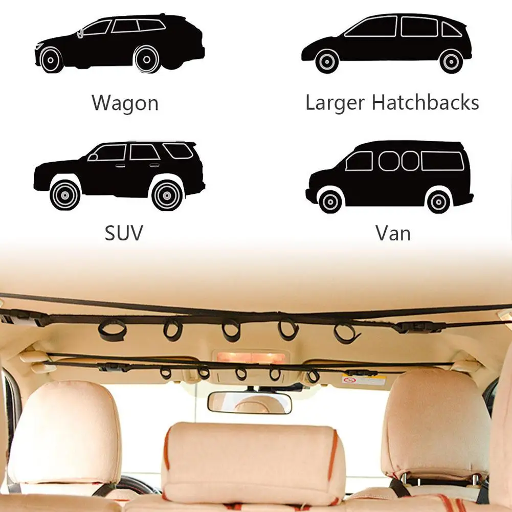 2pcs Vehicle Fishing Rod Storage Rack Adjustable Fishing Pole Holder With Magic Stickers For Suvs Trucks Rod Holder Pole Support