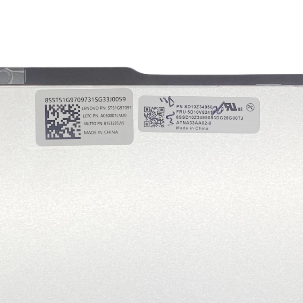 

ATNA33AA02-0 for Lenovo Z13 gen2 c13 yoga 2880X1800 2.8K LCD LED Touch Screen Digitizer Glass Assembly