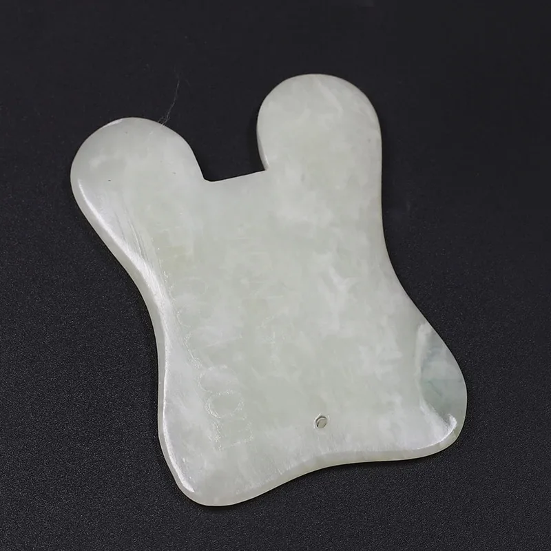 Jade Guasha Board Massage Guasha Board Jade Stone Gua Sha Instrument Scraping Plate Jade Stone
