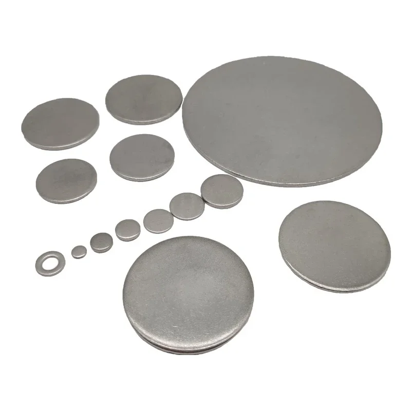 50mm Ss304 Stainless Steel Circular Plate 304 Disc Plate Round Corrosion Resistant Disk Sheet Customized Laser Cutting