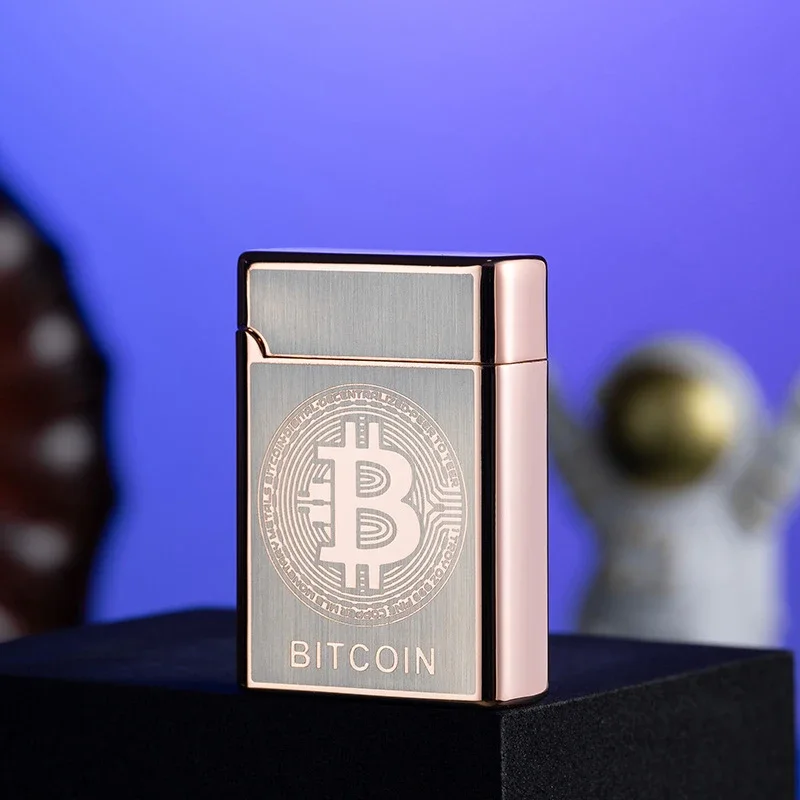 

Portable Metal Induction Ignition Cigarette Lighter Men's Boutique Gift Butane Gas Lighter Windproof Lighter Unusual Lighters