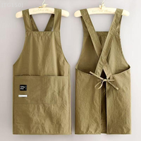 Breathable And Wear-Resistant Adult Waist Aprons For Cooking – Anti-Fouling And Soft, Ideal For Restaurant Work And Home Use