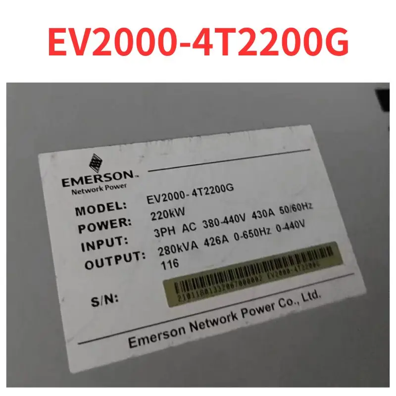 

90% новый преобразователь частоты EV2000-4T2200G протестирован нормально