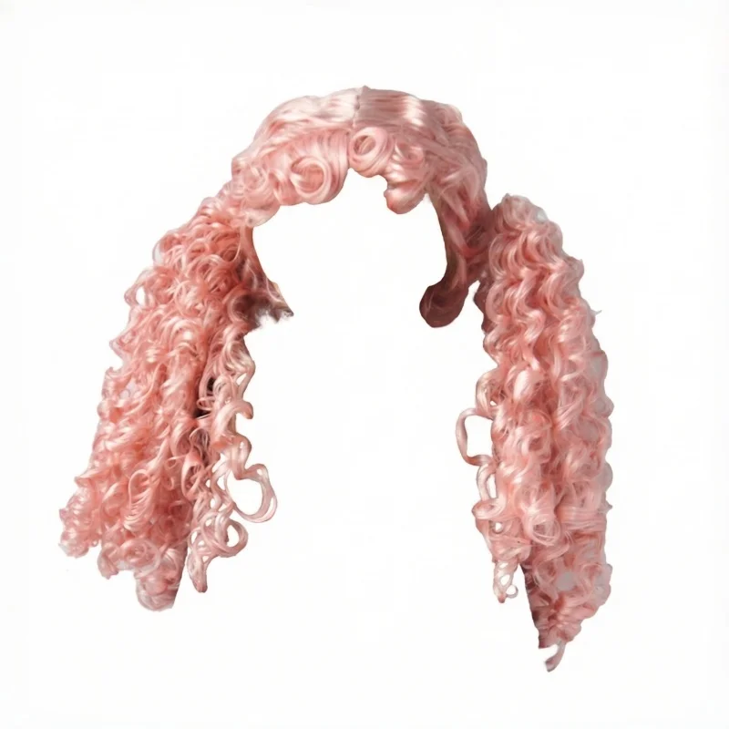 

Парик Jusuns JD741 1/6 1/4 1/3 Twins Long Curling из мягкого синтетического мохера для кукол BJD, YOSD, MSD, SD, DOD, QBaby, Blythes. Аксессуары для кукол.