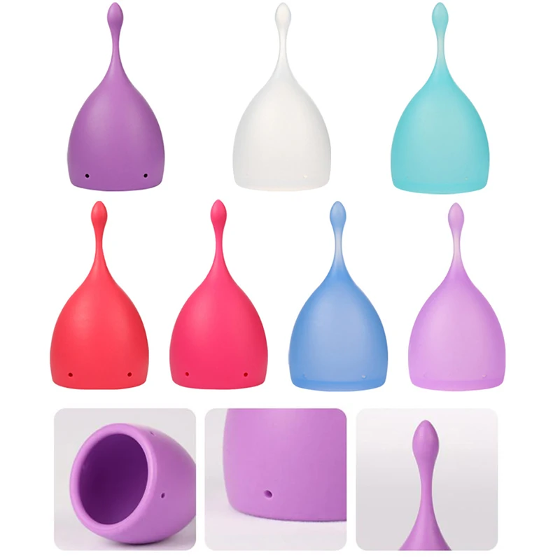 

Medical Silicone Menstrual cup Hygiene Cup Condoms Adults Intimate sex toy for Woman Reusable Feminine Menses Cup Menstruation