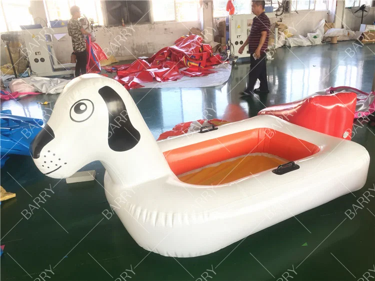 Custom Pvc Tarpaulin Animal Pool Float Holiday Inflatable Dog Pool Float Inflatable Water Float