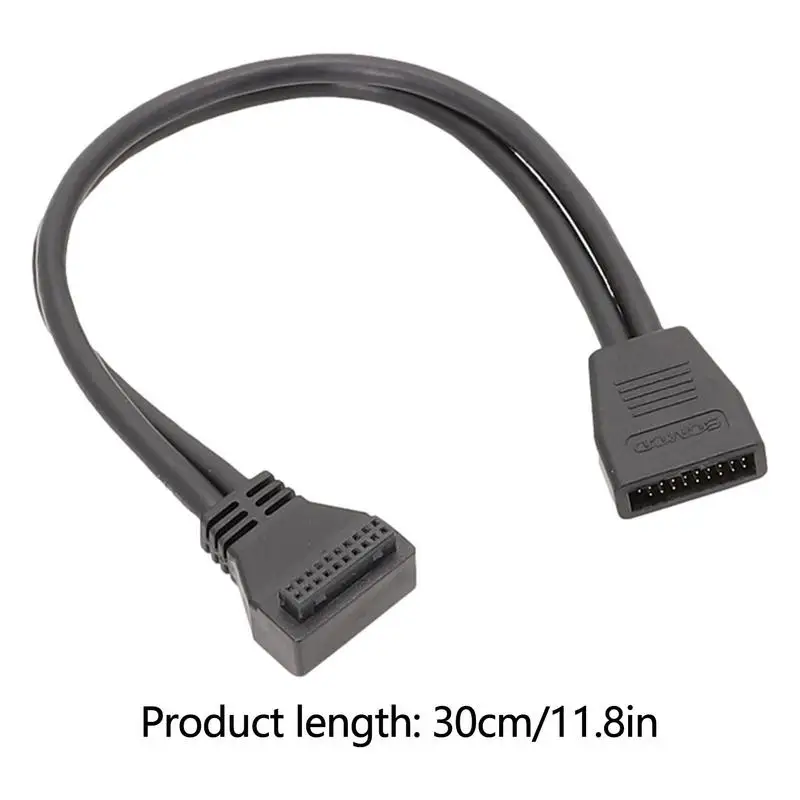 Adaptador de Cable para ordenador, conector USB 3,0, Cable alimentado, Cable de extensión de ordenador, Cable de placa base macho a hembra