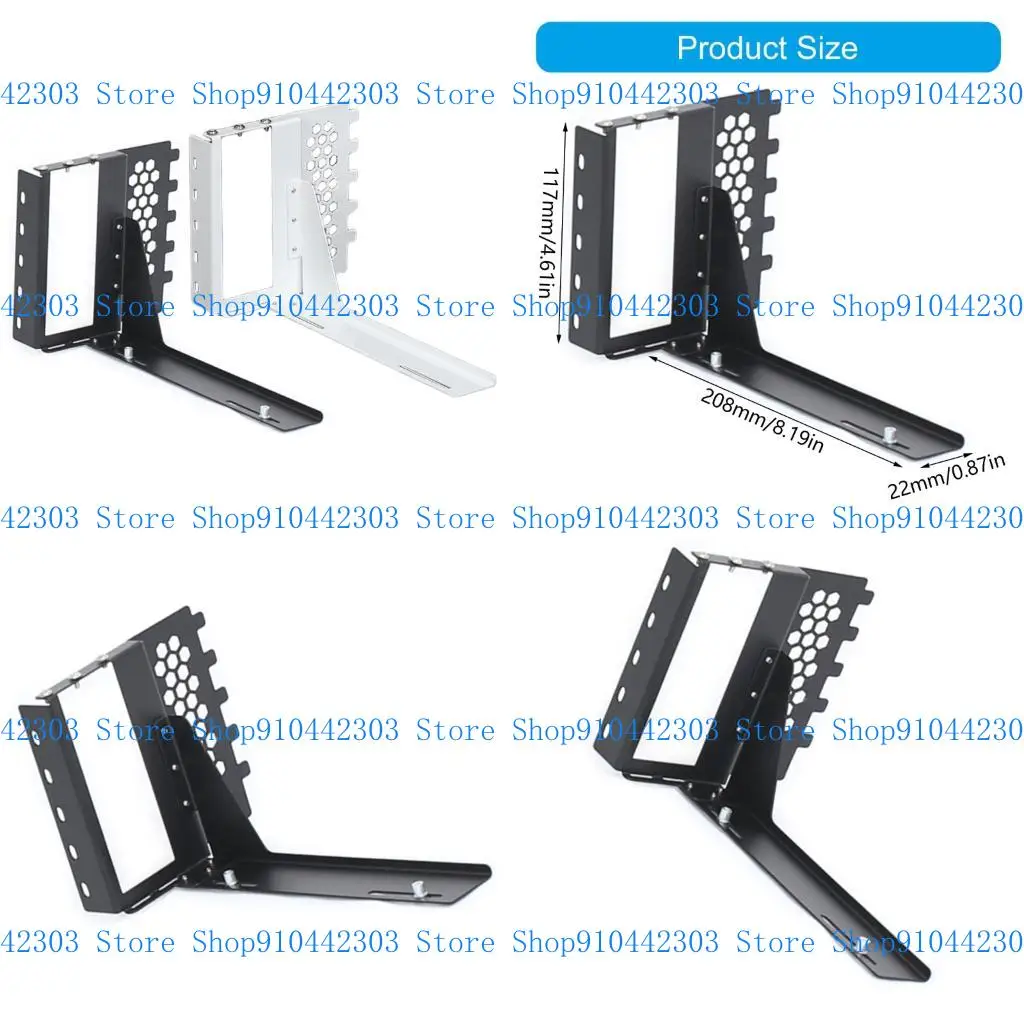 

L4MD Enhanceds Gaming Setups Metal GPU Mount Bracket Vertical Installation PC Case